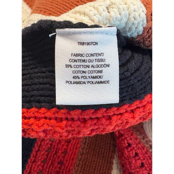 Derek Lam 10 Crosby Multi Color Striped Sleeveless Knit Turtleneck Sweater Sz S - Picture 8 of 10